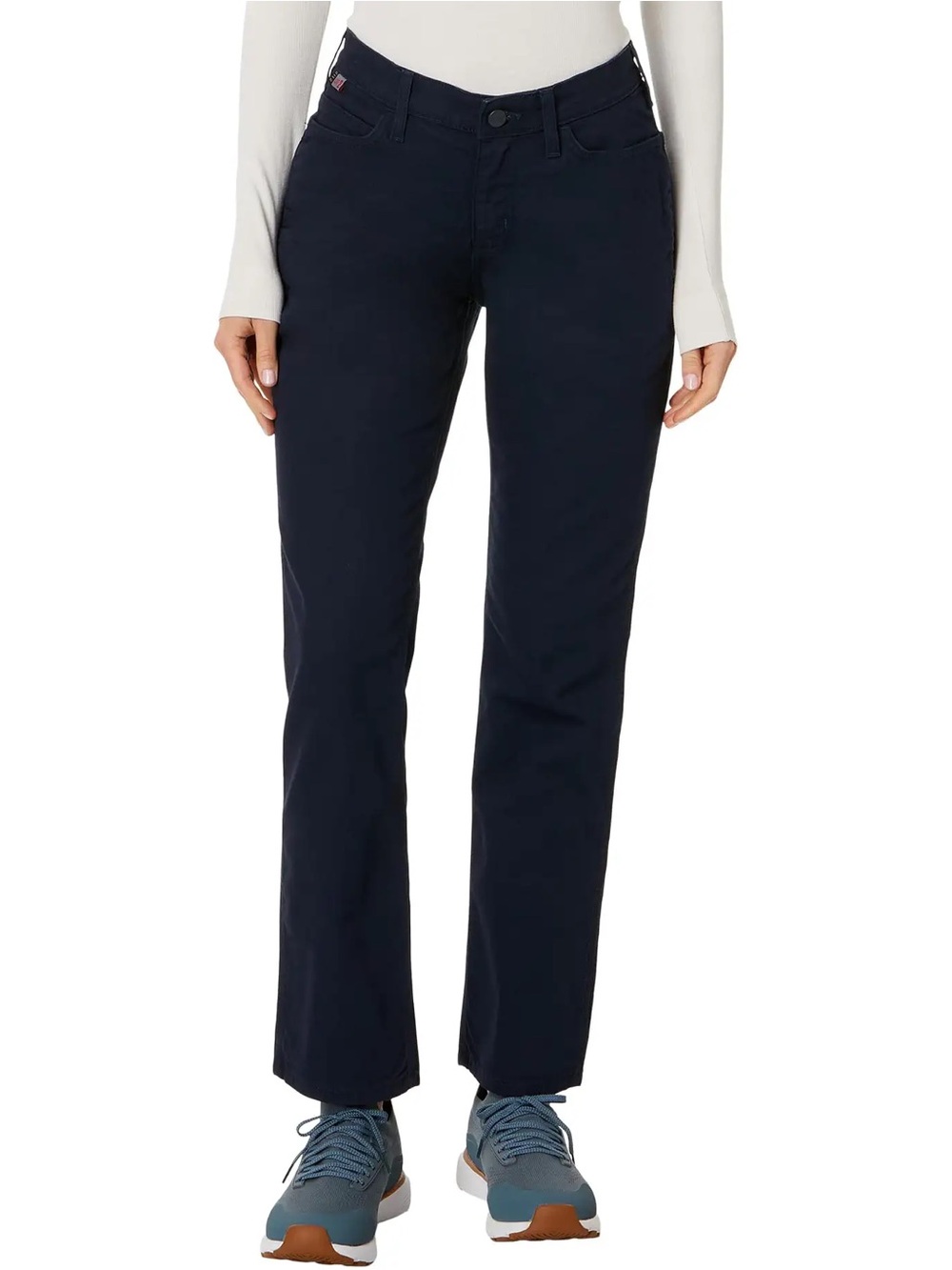 Carhartt Women FR Flame Resistant Rugged Flex Canvas Pants Navy 8 Reg NEW $120
